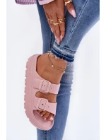 Dámské Pěnové Pantofle Na Platformě Růžové model 21697847 - EVENTO Dámské Pěnové Pantofle Na Platformě Růžové model 21697847 - EVENTO