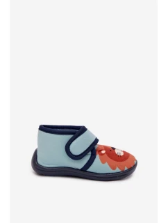 Dětské pantofle na suchý zip modré model 21794083 - Boto