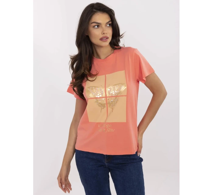 T shirt CLM TS model 21121733 koralowy - FPrice