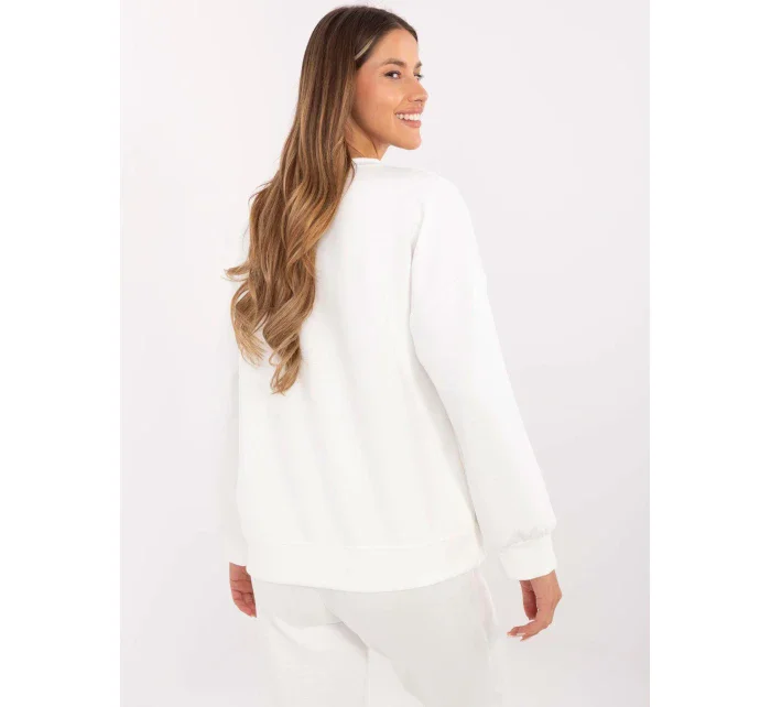 Bluza DHJ BL model 20857399 ecru - FPrice Bluza DHJ BL model 20857399 ecru - FPrice