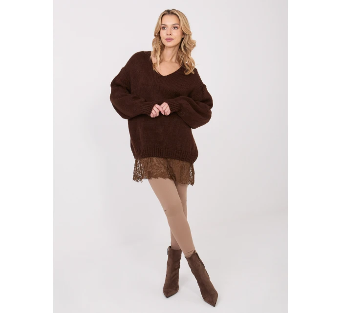 Jumper IN SW 33681.05P tmavě hnědý Jumper IN SW 33681.05P tmavě hnědý