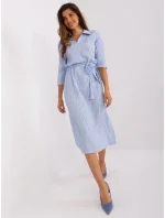 Sukienka LK SK 509342 1.51P jasny niebieski