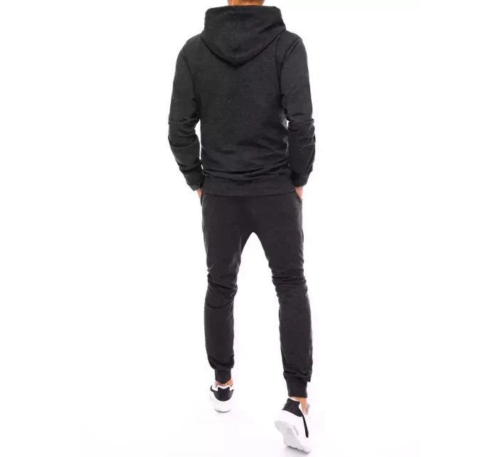 Pánská grafitová tepláková souprava FashionStreet AX0540 Pánská grafitová tepláková souprava FashionStreet AX0540