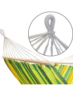 ZAHRADNÍ HOUPACÍ SÍŤ PRO 2 OSOBY 200X150 CM S TYČÍ 1052724