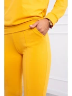 Hořčicová mikinová souprava