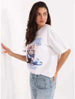 T shirt model 21378820 biało niebieski - FPrice