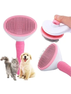 SAMOČISTICÍ KARTÁČ PRO PSY A KOČKY RŮŽOVÝ