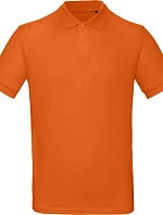 B&C Inspire Polo /men_° Pánské piqué polo z bio bavlny 01.0430 urban orange