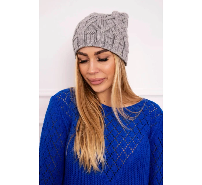 Fleecová čepice Sonia K201 šedá Fleecová čepice Sonia K201 šedá