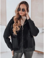 Dámská alpaková bunda KATHERINE black FashionStreet NY0481z Dámská alpaková bunda KATHERINE black FashionStreet NY0481z