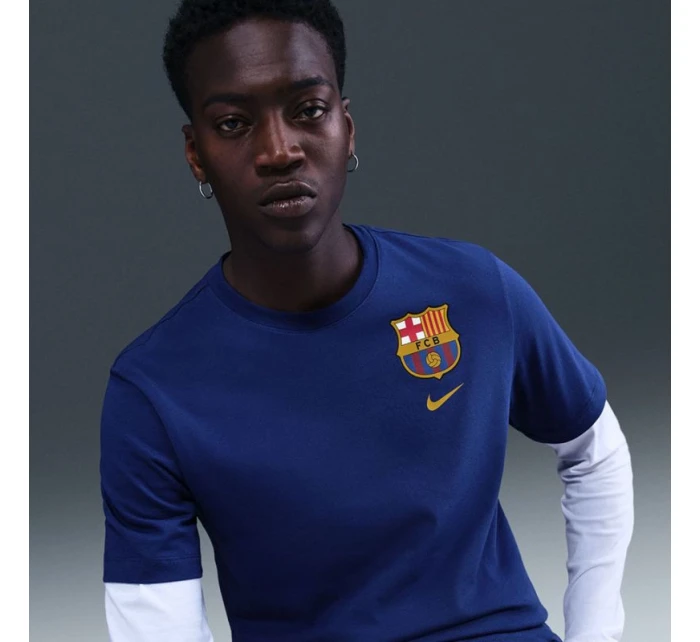 Tričko Nike FC Barcelona Crest Tee M HQ8396-455
