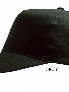 SOL'S Sunny 5 panelová baseballová kšiltovka 25.8110 black