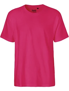 Neutral O 60001 Pánské tričko z těžké bio bavlny 77.6001 pink