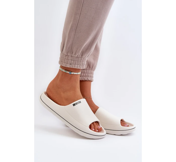 Lehké Dámské Žabky Big Star NN274A043 Bílé