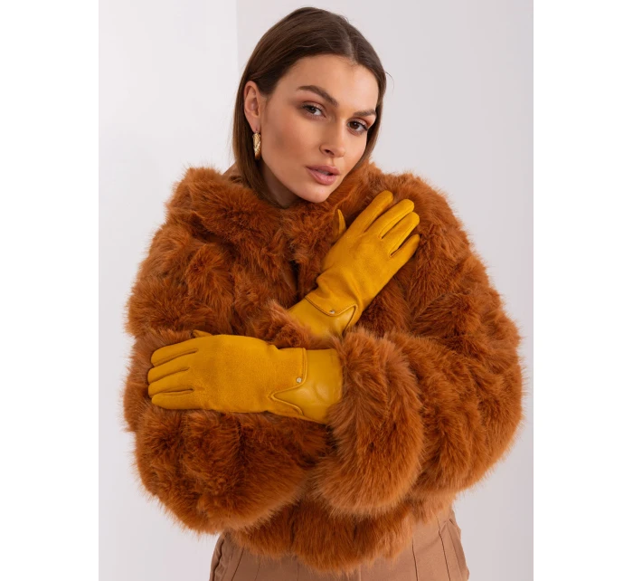 Rukavice AT RK 239507.26P tmavě žlutá