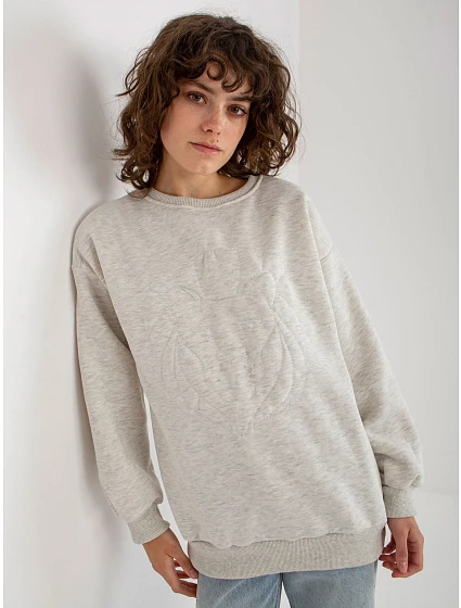 Mikina EM BL 617 model 17903537 světle šedá - FPrice