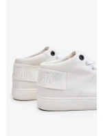 Dámské klasické vysoké tenisky Big Star LL274002 bílé