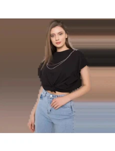 Dámské tričko s náhrdelníkem 4170.84 - RUE PARIS