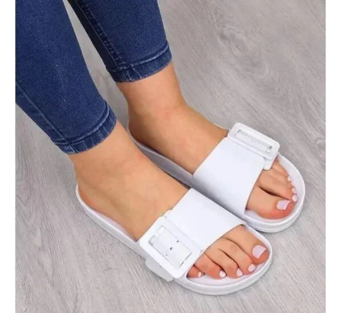 Dámské žabky FF274A391 Bílá - Big Star