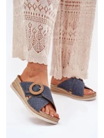 Pantofle model 214736 Step in style Pantofle model 214736 Step in style