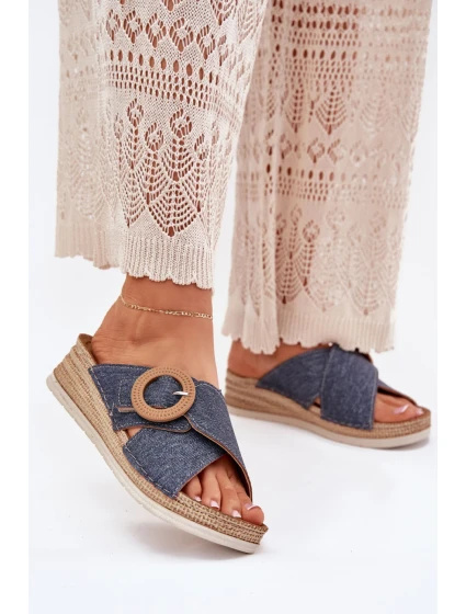 Pantofle model 214736 Step in style Pantofle model 214736 Step in style