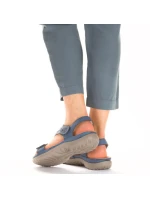 Pohodlné modré sandály Rieker W RKR587