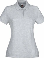 Fruit of the Loom Lady-Fit 65/35 Polo Dámské piqué polo 16.3212 heather grey