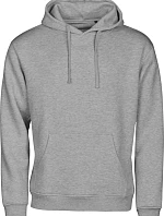 Tee Jays TJ 5152 Mikina s kapucí z těžké bavlny "Unlabeled" 18.5152 heather grey