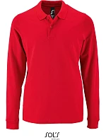 SOL'S Perfect LSL Men Pánské piqué polo s dlouhým rukávem 25.2087 red SOL'S Perfect LSL Men Pánské piqué polo s dlouhým rukávem 25.2087 red