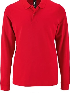 SOL'S Perfect LSL Men Pánské piqué polo s dlouhým rukávem model 22522150 red