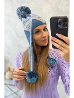 Dámská ušanka Eunika K322 denim Dámská ušanka Eunika K322 denim