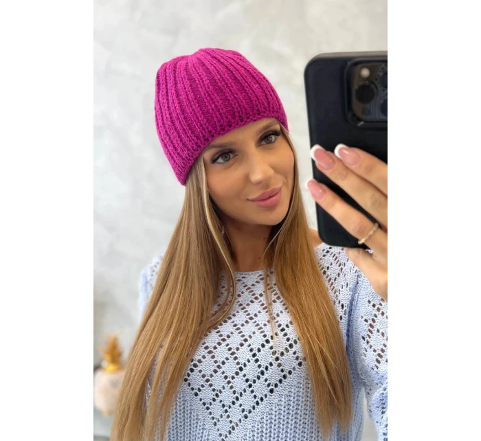 Dámská čepice Rebeka K345 fuchsiová Dámská čepice Rebeka K345 fuchsiová