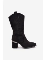 Kozačky  Po   Černé model 21686940 - S.Barski