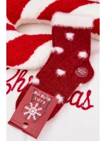 Dětské Vánoční Ponožky S Kožešinou  Červené model 21786788 - Aura.via