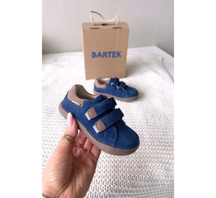 Kožené Dětské Polobotky S  Tmavě Modré model 21958949 - Bartek S.A.