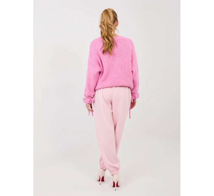 Spodnie IT SP model 21902693 jasny różowy - FPrice Spodnie IT SP model 21902693 jasny różowy - FPrice