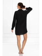 Dámská noční košile Bella Black - Momenti Per Me Dámská noční košile Bella Black - Momenti Per Me
