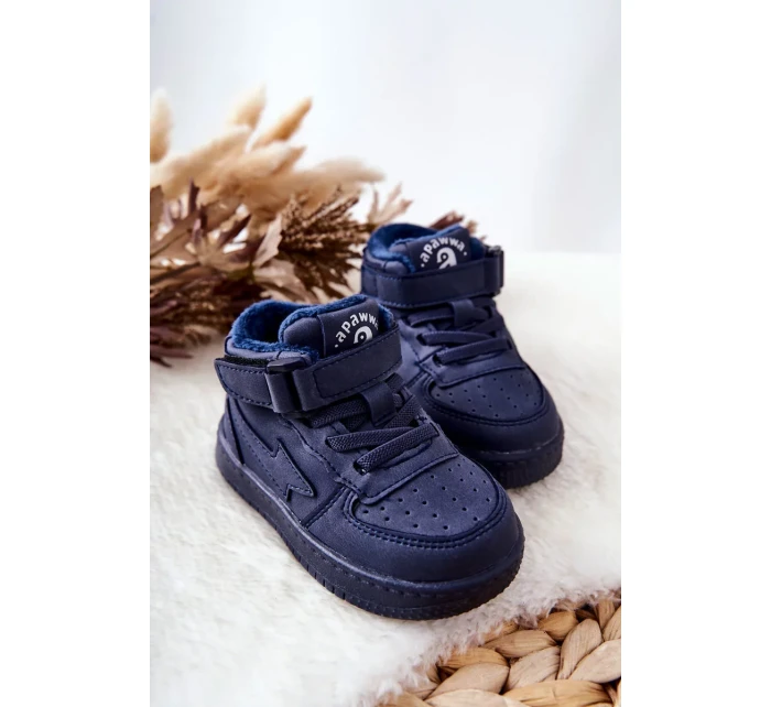 Dětské Zateplane Vysoké Boty Tmavě Modrá Clafi Dětské Zateplane Vysoké Boty Tmavě Modrá Clafi