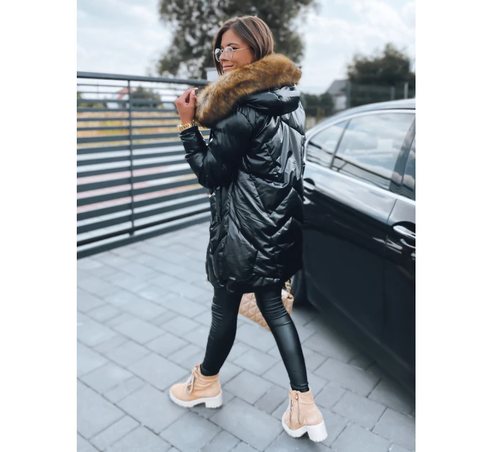 Dámský zimní kabát ROYAL black FashionStreet TY2948
