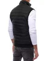 Pánská prošívaná vesta černá Dstreet TX4234 Pánská prošívaná vesta černá Dstreet TX4234