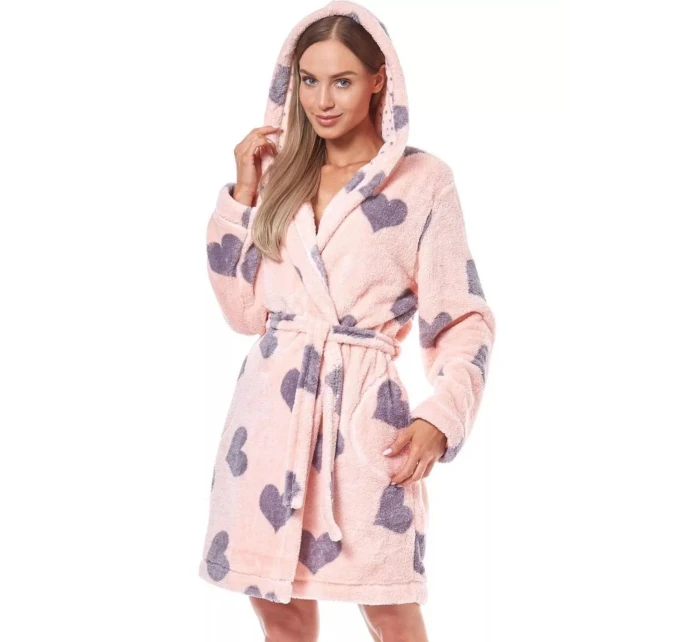 Dámský župan Kola pink - L&L Dámský župan Kola pink - L&L