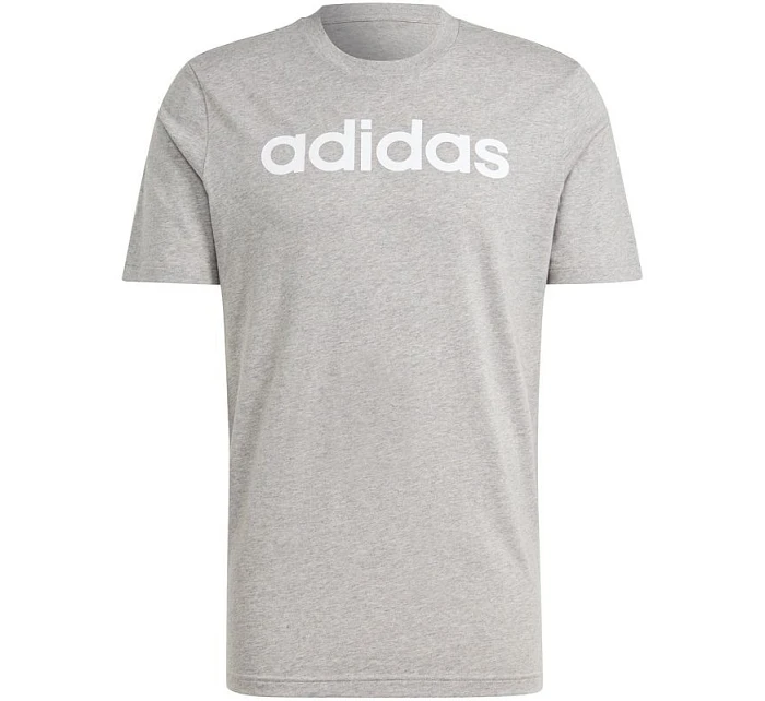 Adidas Essentials Single Jersey Lineární vyšívané logo Tee M IC9277 Muži