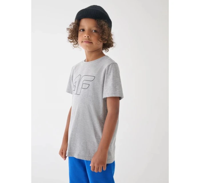 Chlapecké tričko s potiskem 4F Junior 4FJWMM00TTSHM1627-27M Chlapecké tričko s potiskem 4F Junior 4FJWMM00TTSHM1627-27M