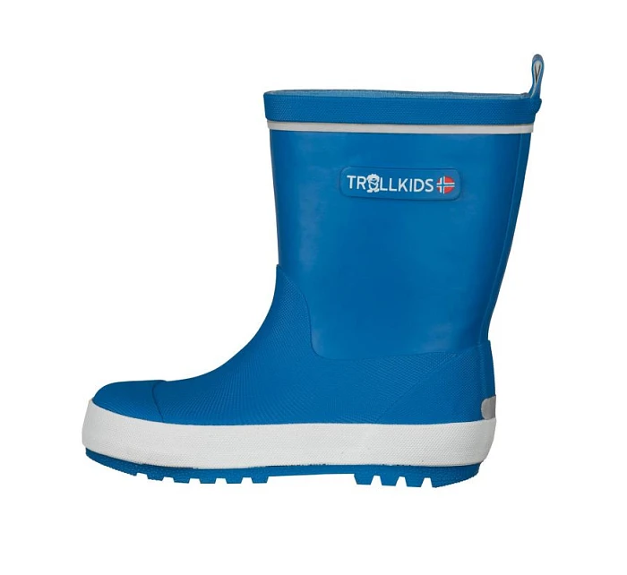 Trollkids Kids Lysefjord Rubber Boots glow blue (471-168) chlapecké/dívčí gumáky