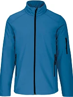 Kariban K 401 Pánská 3-vrstvá softshellová bunda 20.K401 aqua blue