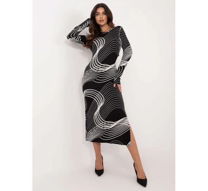 Šaty LK SK 509792 2.09 černobílé