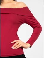 Bluzka RV BZ model 22011390 bordowy - FPrice