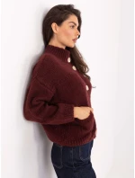 Dámský svetr Jumper MI SW WM218.02 Bordó - FPrice