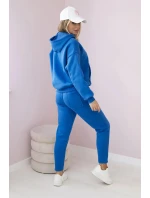 Zateplená sada mikinových + kalhot chrpově modrá Zateplená sada mikinových + kalhot chrpově modrá