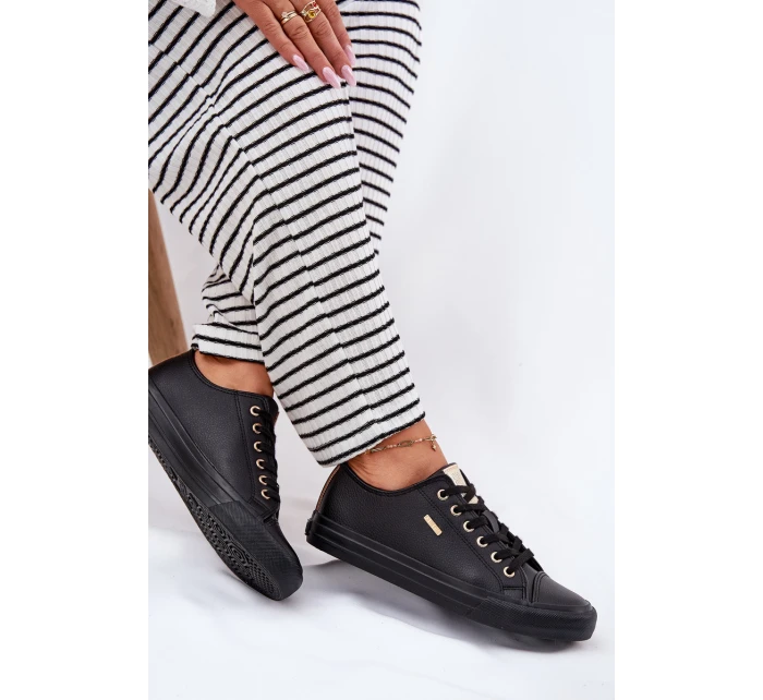 Dámské Tenisky Z Eko Kůže Big Star model 21693148 Černé - Big Star Shoes